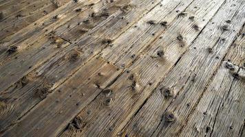 oude houten planken op de pier
