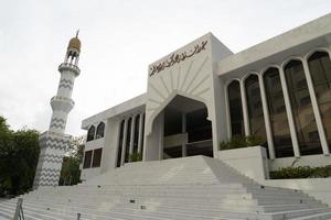 mannetje Maldiven moskee Islamitisch centrum foto