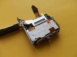 reparatie en demontage van een zak- digitaal camera foto