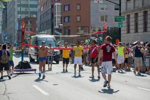 Montreal, Canada - augustus, 18 2013 - homo trots optocht foto