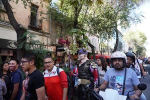 Mexico stad, Mexico - november 5 2017 - dag van dood viering foto