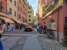 portofino, Italië - mei 8 2022 - de lamborghini stier rennen foto