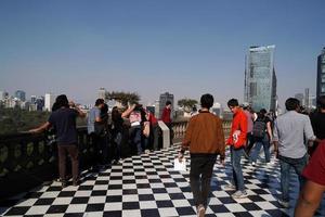 Mexico stad, februari 3 2019 - stad- park chapultepec druk van mensen Aan zondag foto