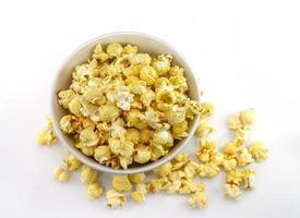top visie popcorn in kom foto