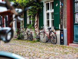 straten van mooi Bazel. de comfort van een oud Europese stad foto