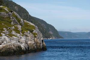 saguenay fjord in de buurt tadoussac foto