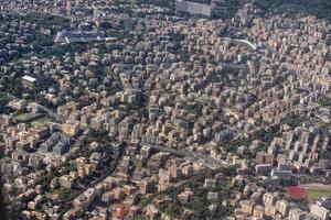 Genua Italië antenne visie foto