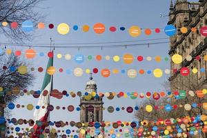 Mexico stad kathedraal visie Aan zonnig dag foto