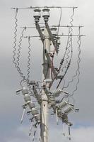elektrisch macht lijnen connector foto