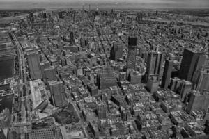 nieuw york - Verenigde Staten van Amerika - 13 juni 2015 Manhattan antenne visie van vrijheid toren foto