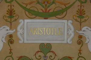 Aristoteles naam schilderij foto