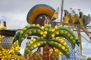 pret eerlijk carnaval luna park in beweging lichten achtergrond foto