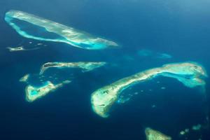 Maldiven eilanden antenne visie landschap foto