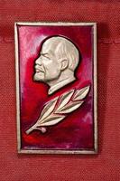 wijnoogst Russisch pin moskou 1980 Lenin communisme symbool foto