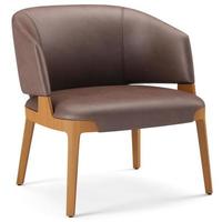 3d renderen modern fauteuil model- geïsoleerd Aan wit achtergrond foto