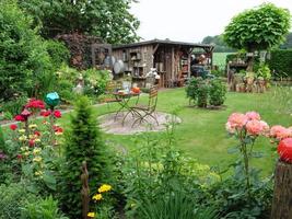 zomertijd in de tuin foto