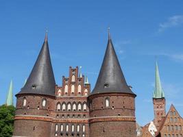 de stad van lubeck in Duitsland foto