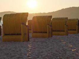 het strand van binz aan de Oostzee foto