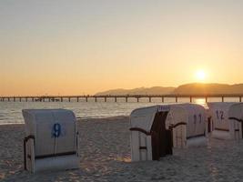 het strand van binz aan de Oostzee foto