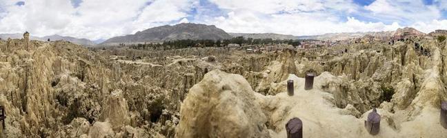 valle de la luna in bolivia foto