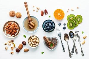 vers fruit, noten en zaden foto