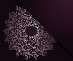 rangoli roze rood magenta bruin rood luxe mandala achtergrond met arabesk patroon Arabisch Islamitisch oosten- stijl Ramadan stijl decoratief mandala voor afdrukken poster Hoes brochure folder banier vrij foto