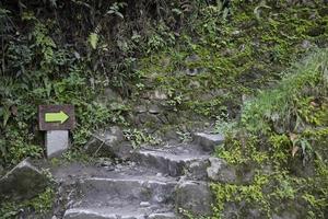 machu picchu in peru foto