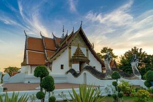 wat phumin is een beroemd tempel in nan provincie, Thailand. foto