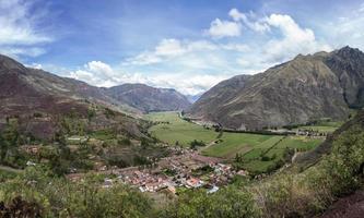 heilige vallei van de inca's in peru foto