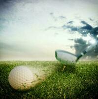 golf schieten visie foto
