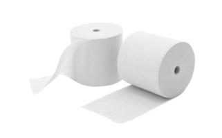 toilet papier rollen geïsoleerd Aan wit foto