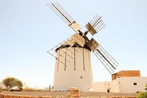 visie van een traditioneel windmolen foto