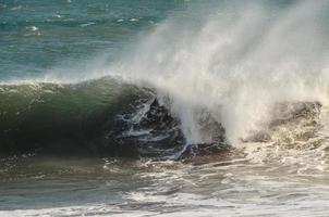 golven in de oceaan foto