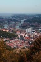 stadsgezicht en architectuur in Bilbao stad, Spanje, reizen bestemming foto