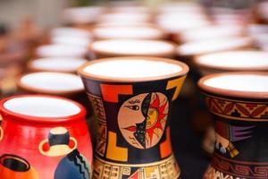 Peruaanse souvenir schot cups foto