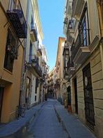 Barcelona oud straat, gotisch kwartaal foto