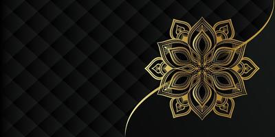 luxe mandala achtergrond met gouden arabesk patroon Arabisch Islamitisch oosten- stijl.decoratief mandala voor afdrukken, poster, omslag, brochure, folder, spandoek. foto