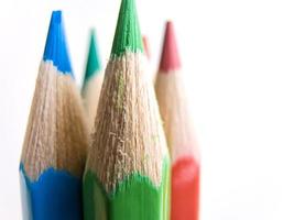 kleurrijke potloden close-up foto