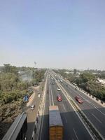 Delhi snelweg weg beroemd en populer weg foto
