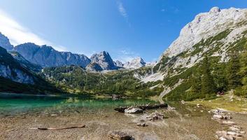 visie van de Alpen berg Oostenrijk. foto