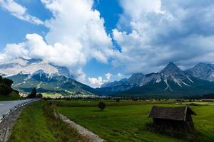 visie van de Alpen berg Oostenrijk. foto