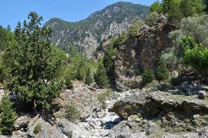 Kretenzer samaria rots landschap foto