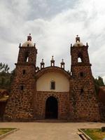 oude kerk in afgelegen Peru