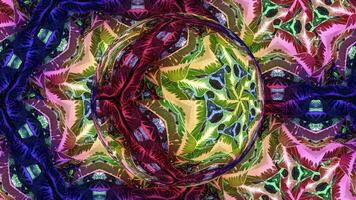 abstract kleurrijk naadloos patroon caleidoscoop foto