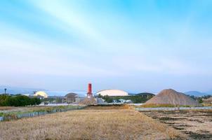 industrie bouwland met droog rijstveld noordelijk Thailand foto