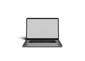 laptop scherm mockup foto