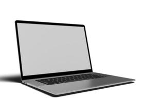 laptop scherm mockup foto