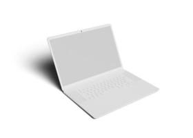 laptop scherm mockup foto