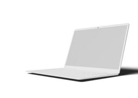 laptop scherm mockup foto