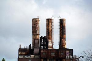 Philadelphia, Verenigde Staten van Amerika - mei 23 2018 - verlaten elektrisch macht fabriek foto